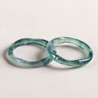 Fortune Jewel Natural Jade Bamboo Prosperity Abundance Ring