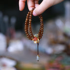 Fortune Jewel Jade Butterfly Gourd Prosperity Luck Bracelet Necklace