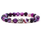 Fortune Jewel Purple Agate Protection Bracelet