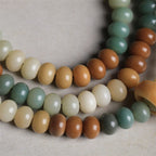 Fortune Jewel 108 Mala Beads Gradient Bodhi Seed Buddha Hand Engraved Peace Bracelet