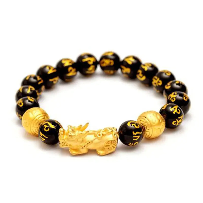 Fortune Jewel "Blessings of Protection to Attract Wealth" PiXiu Bracelet Includes Gift Message Card Fortune Jewel