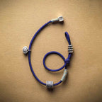 Fortune Jewel Handmade Tibetan Om Mani Padme Hum Carved Auspicious Amulet Double Wrap Rope Bracelet