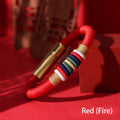 Fortune Jewel Tibetan Handmade Colorful King Kong Knot Five Elements Luck Braid String Bracelet