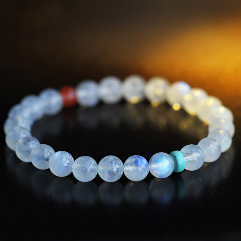 Fortune Jewel Moonstone Calm Healing Positive Bracelet