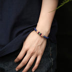 Fortune Jewel Tibetan Handmade Colorful King Kong Knot Five Elements Luck Braid String Bracelet
