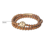 Fortune Jewel Retro Olive Pit Copper Wealth Bracelet
