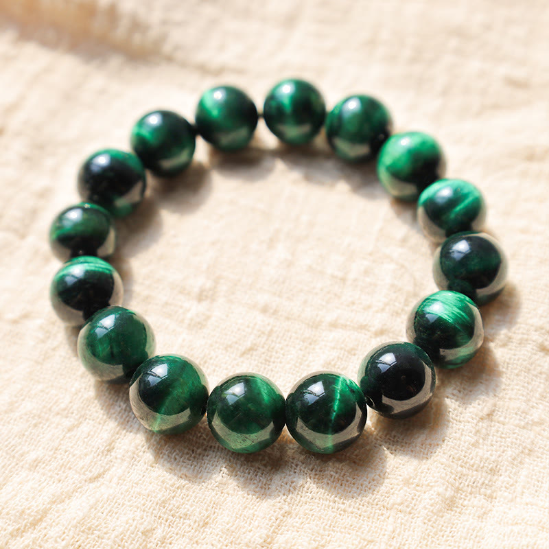 Fortune Jewel Tiger Eye Growth Healing Energy Bracelet