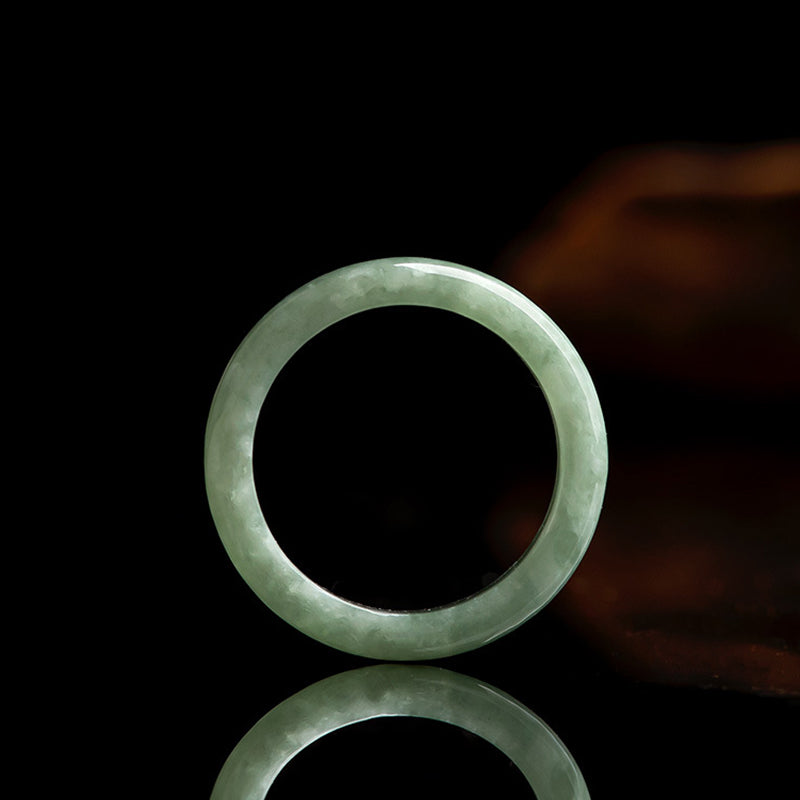 Fortune Jewel Natural Jade Prosperity Abundance Ring