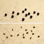 Fortune Jewel Tibetan 108 Mala Beads Black Onyx Three-eyed Dzi Beads Protection Bracelet