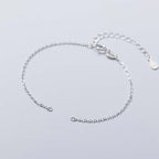Fortune Jewel 925 Sterling Silver Semi-finished Chain Blessing Bracelet