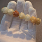 Fortune Jewel Multilayered Bodhi Seed Cute Cat Paw Calm Harmony Bracelet
