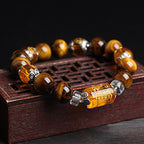 Fortune Jewel Tiger Eye Bead Fortune Prosperity Bracelet