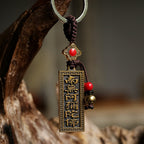 Fortune Jewel Namo Amitabha Peace Blessing Keychain Fortune Jewel