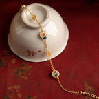 Fortune Jewel Auspicious Clouds Jade Pattern Luck Bracelet