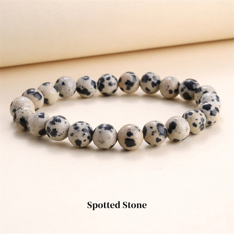Fortune Jewel Natural Stone Quartz Healing Beads Bracelet