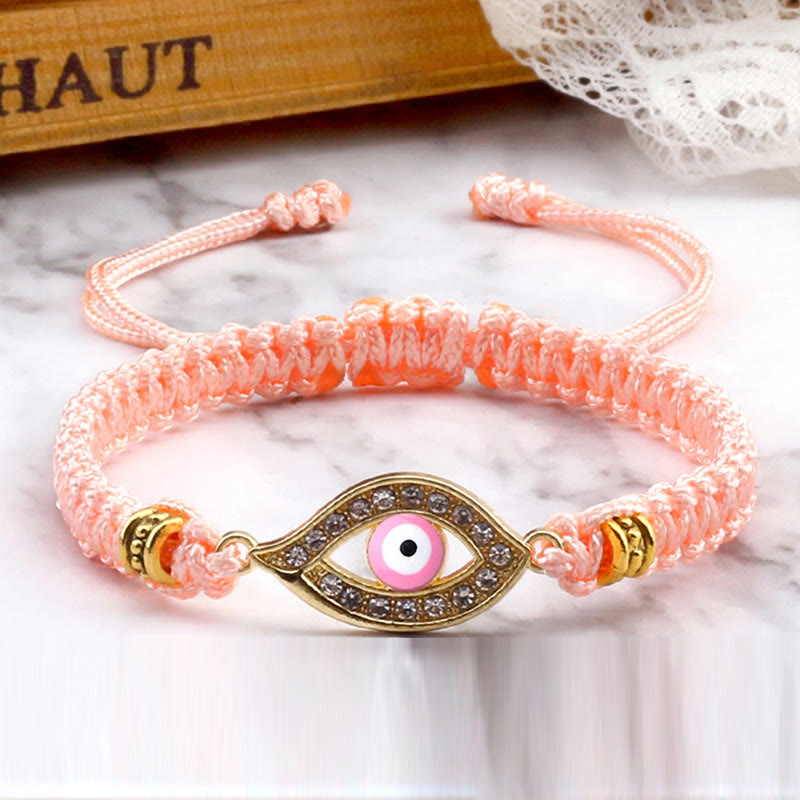 Fortune Jewel Evil Eye Keep Away Evil Spirits String Bracelet