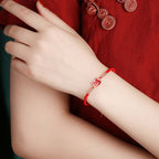 Fortune Jewel 12 Chinese Zodiac Lucky Red String Bracelet