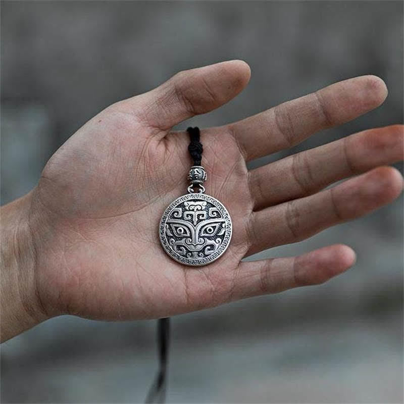 Fortune Jewel Lucky FengShui Mythological Creature Taotie Wealth Necklace Pendant