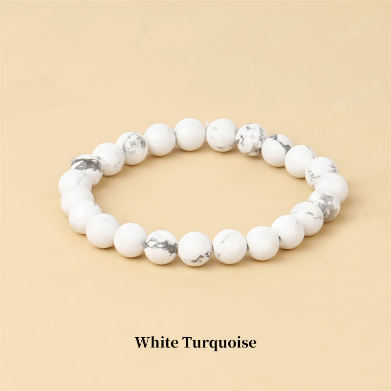 Fortune Jewel Natural Stone Quartz Healing Beads Bracelet