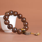Fortune Jewel Plum Blossom Wood Inner Peace Bracelet