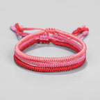 Fortune Jewel Tibetan 3Pcs King Kong Knot Protection Braided Bracelet