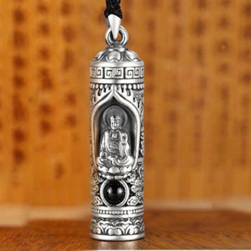 Fortune Jewel Chinese Zodiac Natal Buddha Projection Prosperity Necklace Pendant Fortune Jewel
