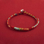 Fortune Jewel "May You Be Safe And Lucky In The Year Ahead" Multicolored Bracelet