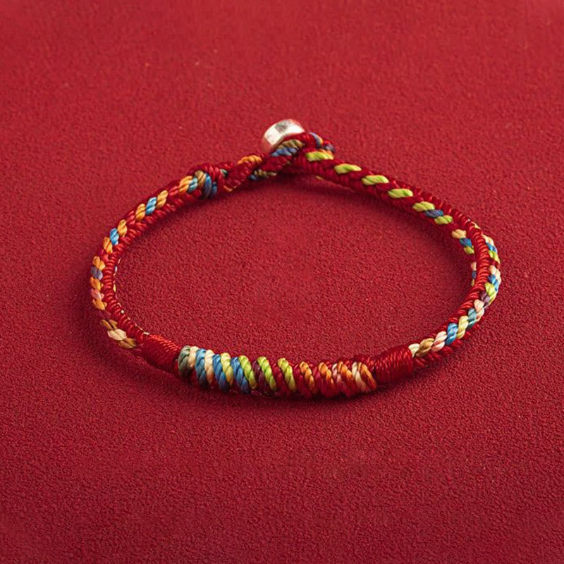 Fortune Jewel "May You Be Safe And Lucky In The Year Ahead" Multicolored Bracelet