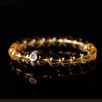 Fortune Jewel 925 Sterling Silver Chinese Zodiac Natal Buddha Citrine Protection Bracelet