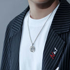 Fortune Jewel Koi Fish Dragon Peace Buckle Wealth Necklace Pendant Fortune Jewel