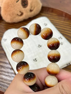 Charcoal-Fired Premium Bodhi Bead Bracelet for Fidgeting 14mm