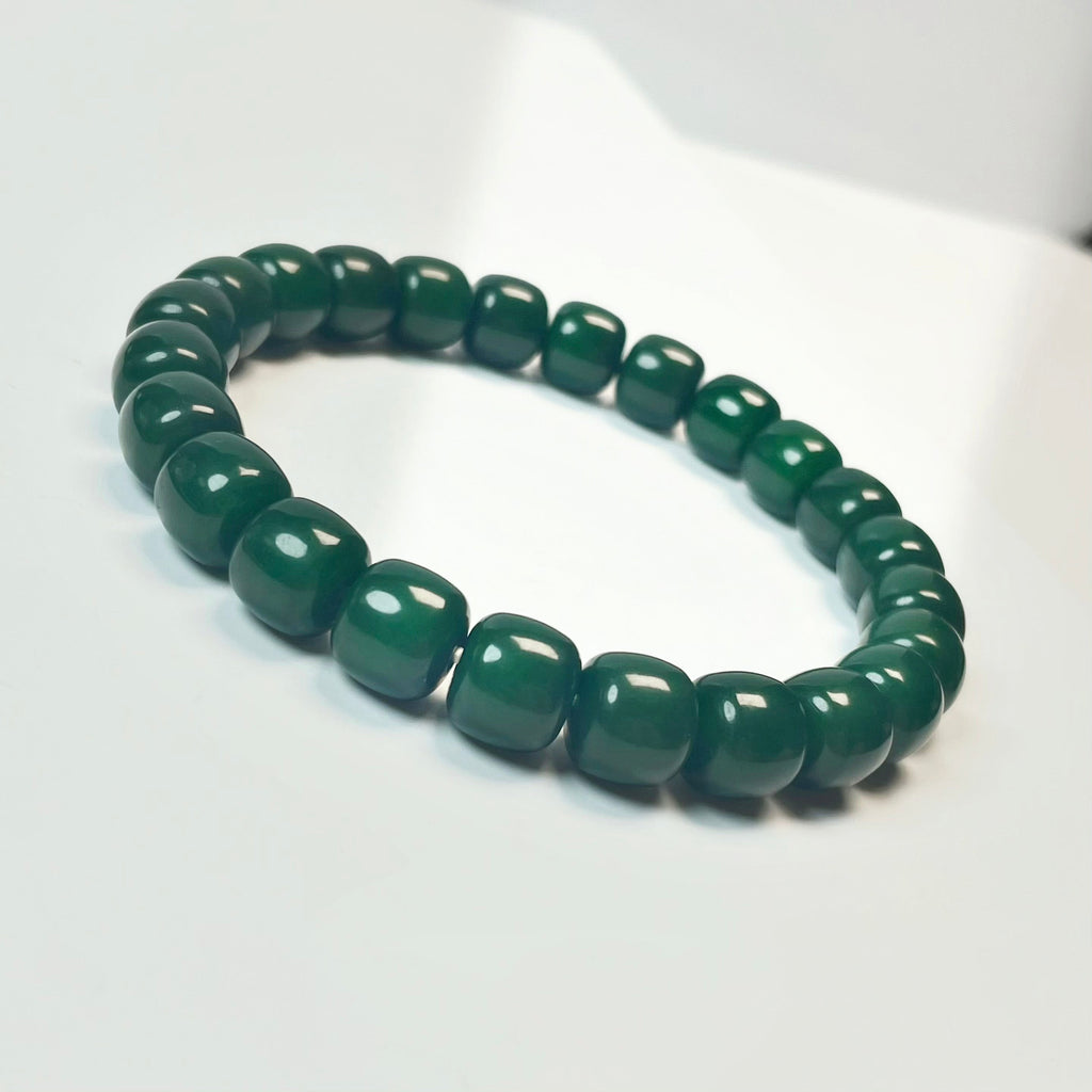 Green Bodhi Beads Meditation Bracelet for Calm and Relaxion