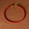 Fortune Jewel Simple Design Handmade Luck Braid String Cuff Bracelet