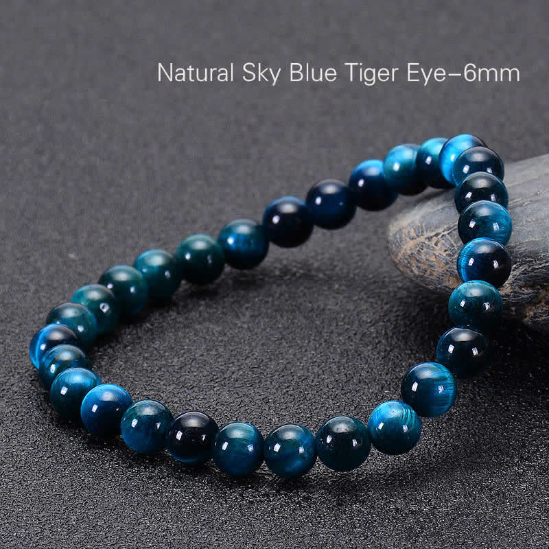 Fortune Jewel Blue Tiger Eye Protection Bracelet