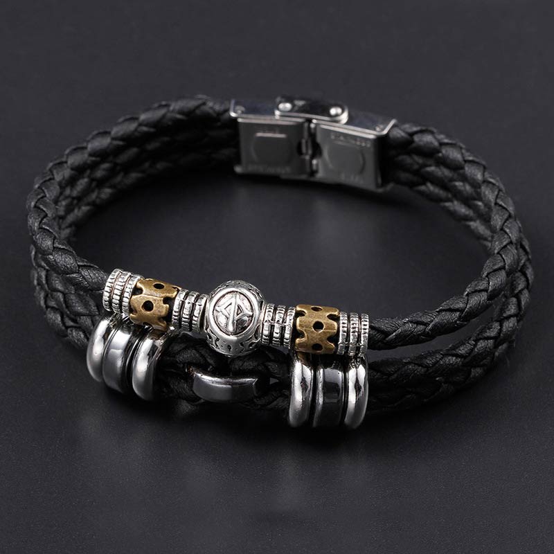 Fortune Jewel 12 Constellations of the Zodiac Hematite Protection Bracelet
