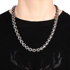 Fortune Jewel Dragon Pattern Titanium Steel Protection Necklace Pendant Bracelet Fortune Jewel