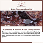 Fortune Jewel "All the best for Vitality and Passion" Garnet Bracelet Includes Gift Message Card Fortune Jewel