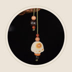 Fortune Jewel Lightning Strike Wood Bodhi Seed Cat Paw Claw Auspiciousness Protection Tassel Bracelet