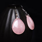 Fortune Jewel Natural Aventurine Dangle Healing Drop Earrings