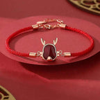 ❗❗❗A Flash Sale- Fortune Jewel 925 Sterling Silver Year of the Dragon Natural Red Agate Dragon Attract Fortune Fu Character Strength Bracelet Necklace Pendant Earrings