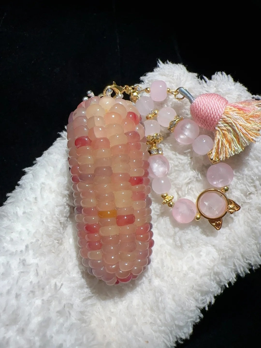 Jelly-Like Clear Natural Corn Charms for Fidgeting
