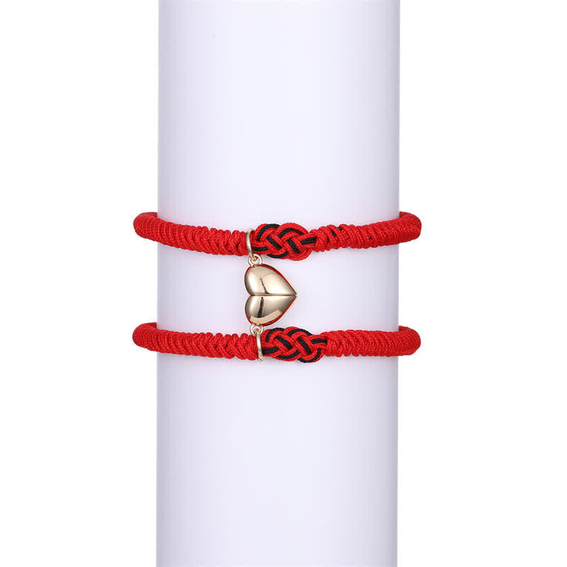 Fortune Jewel 2Pcs Tibetan Luck Chinese Knot Protection String Bracelet