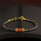 Fortune Jewel Handmade Colorful Rope King Kong Knot Braided Luck Bracelet
