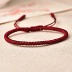 Fortune Jewel Tibetan Lucky 3 Combination Sets Red String Bracelet