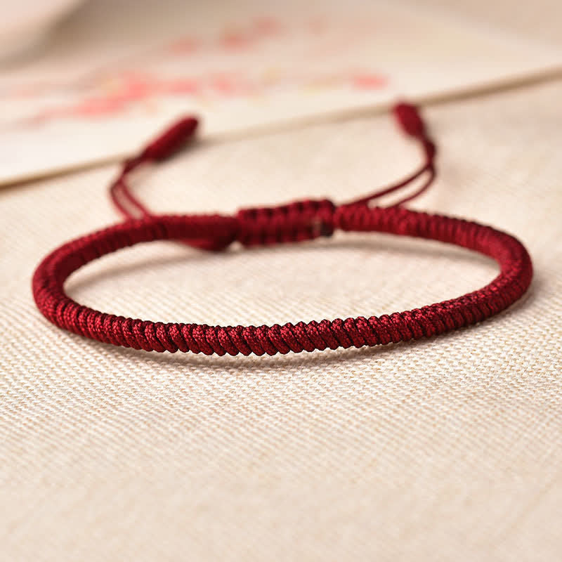 Fortune Jewel Tibetan Lucky 3 Combination Sets Red String Bracelet