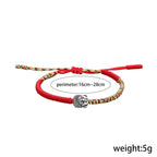 Fortune Jewel Handmade Colorful King Kong Knot Buddha Serenity String Bracelet