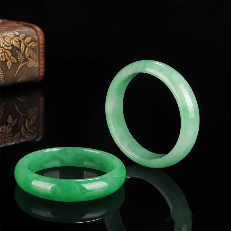 Fortune Jewel Jade Healing Abundance Protection Bracelet Bangle