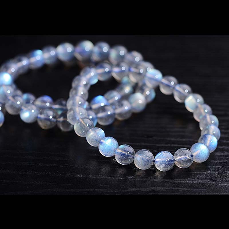 Fortune Jewel Natural Moonstone Healing Beads Bracelet