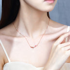 Fortune Jewel 925 Sterling Silver Koi Fish Luck Zircon Prosperity Necklace Pendant