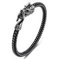 Fortune Jewel Dragon Titanium Steel Protection Luck Bracelet Fortune Jewel